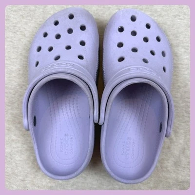 Детские классические сабо Crocs лавандовые фиолетовые размер C13 без шнуровки - Изображение 1 из 4