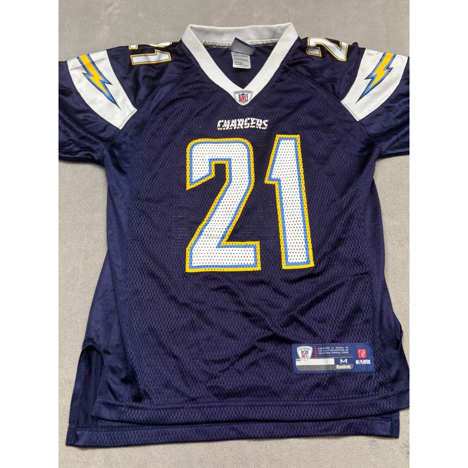 Camiseta NFL San Diego Chargers LaDainian Tomlinson Talla Mediana Reebok Jugadores NFL Foto 1 de 4