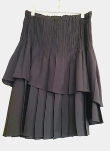 BABETTE SF Classic Layered Pleated Skirt Art to Wear NWT SAMPLE S M L XL Black - Picture 1 of 15