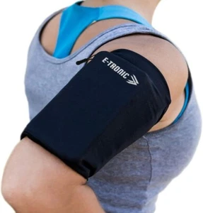 E Tronic Edge Phone Holder for Running Cell Phone Arm Band Reflective SIZE LARGE - Photo 1 sur 7