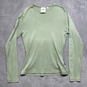 Cheap Monday Woman's Long Sleeve Casual Top Green Size Medium - Picture 1 of 7