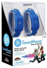 NEW Genuine CraZArt SoundMoovz Motion-Activated Musical Bandz BMZ001 Blue