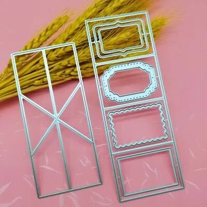 Rectangle Frame Suit Metal Cutting Dies Scrapbooking Embossing Stencils Cards F - Picture 1 of 5