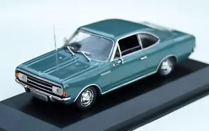 Opel Rekord C Coupé Bj. 1967-1972, mittelblau, Minichamps-Modell im M. 1:43 - Bild 1 von 7