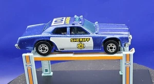 Vintage 1985 Hot Wheels #701 Sheriff Patrol Police Car Malaysia Blue - Picture 1 of 6