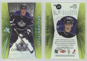 2008-09 Fleer Ultra eX Green Essential Credentials /89 Anze Kopitar #ex21