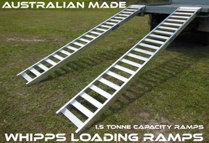 Heavy Duty 1.5 Tonne Capacity Aluminium Dingo Ramps 3 metres x 300mm track - Picture 1 of 5