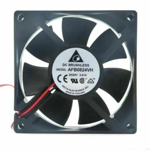 1 pcs Delta AFB0824VH Fan 80*80*25mm DC 24V 0.21A 2-Pin - Picture 1 of 1