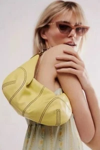 Free People New Real World Clutch Leather - Picture 1 of 8