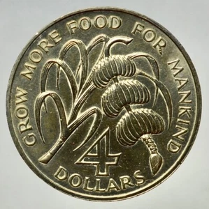 MONTSERRAT - 4 DOLLARS 1970 FAO - Bild 1 von 2