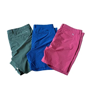 Tommy Bahama Mens 42 Lot 8-inch Shorts Chip Shot IslandZone Green Blue Red 8" - Picture 1 of 15