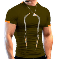 Atmungsaktives Sport-T-Shirt Für Herren Kurzärmelig 3D-Kompression /