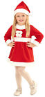 Boys Girls Kids Childs Christmas Santa Xmas Suit Dress Fancy Dress Costume 1-4