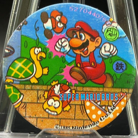 Mario Crush! Menko Super Mario Bros Famicom Card Nintendo 1985 NES Japanese