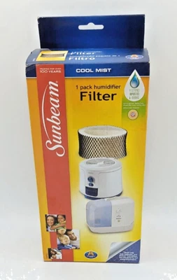 Genuine Sunbeam Cool Mist Humidifier Filter SWF62 New In Box - Image 1 of 4