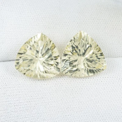 10,62 ct DESLUMBRANTE - BRILLANTE AMARILLO NATURAL CORTE CÓNCAVO ANDESINO ¡Par 4045! Foto 1 de 3