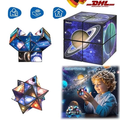 Magic Star Cubes Cielo Chiaro Pianeta Cubo Magico Cubo Infinity Cubo - Immagine 1 di 4