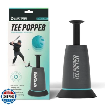 Bandit Sports Tee Popper, Durable Nylon Strength for Long-Lasting Hitting, Ba