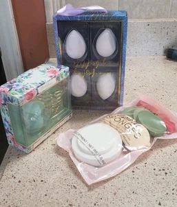 NIB Makeup ( 3 ) Piece LOT Cosmetic Sponges - Picture 1 of 5