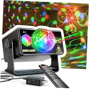 Party Lights Dj Disco Ball Light Strobe LED Stage Lighting Sound Activated - Picture 1 of 7