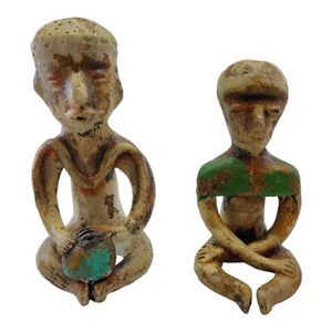 Pueblo Mexico sitzende Figuren Figuren 2 Stück - Bild 1 von 10