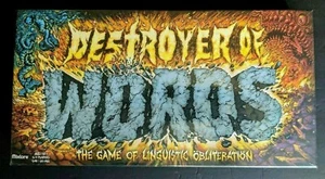 Destroyer Of Words Board Game - The Game Of Linguistic Obliteration New & Sealed - Picture 1 of 9