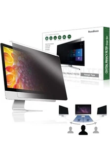 BozaBoza Removable Privacy Hanging Filter Acrylic Screen for 15" Monitor/Laptop - Picture 1 of 7