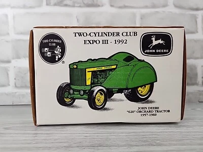 Ertl John Deere 620 Orchard Tractor 5678 1/16 Two-Cylinder Club Expo III 1992 A - Image 1 of 4
