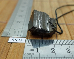 Pendentif SHUNGITE ELITE de Carélie brut top qualité 5,4g anti ondes nocives EMF - Picture 1 of 6