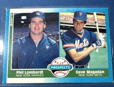 1987 Fleer - #648 Dave Magadan, Phil Lombardi (RC) - Image 1 of 2