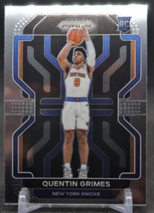 2021-22 Panini Prizm Basketball Quentin Grimes Rookie Base #285 NY Knicks - Picture 1 of 2