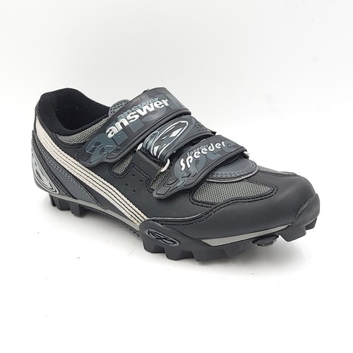 Scarpe da ciclismo Answer By Reebok da uomo Speeder taglia US 6 5 in pelle nera