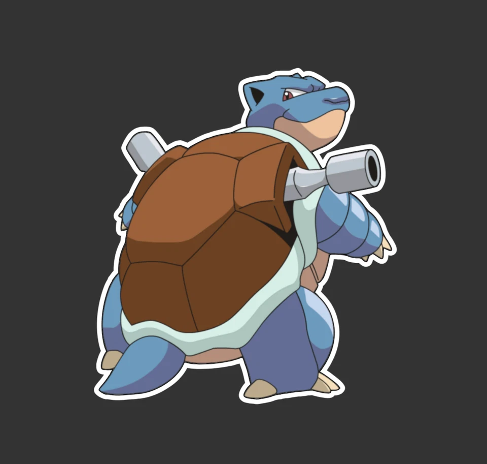 Pokemon Blastoise Sticker Decal - Image 1 of 1