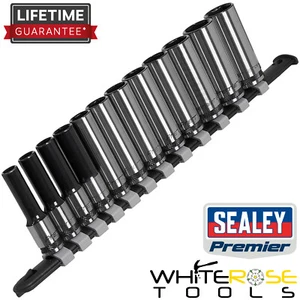 Sealey Steckschlüsselsatz tief 12-teilig 3/8" Vierkant metrisch - Black Series Premier  - Bild 1 von 4