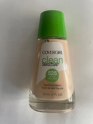 Covergirl Clean Sensitive  #525 Buff Beige Liquid Foundation new - Image 1 of 3