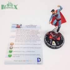 Heroclix Superman / Wonder Woman set Superman (Red Son) #065 Chase figure w/card