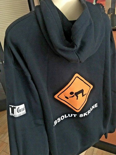 RHUDE FELPA CON CAPPUCCIO SOL'S COLLECTION GAZAL ""ABSOLUT SKRANE"" THINK GAZAL"" LG y8
