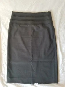 #9 Robert Rodriguez grey gray charcoal pencil skirt Size 2 worn twice - Picture 1 of 6