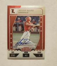 2021 Elite Extra Edition Henry Davis College Ticket Optic Auto /99