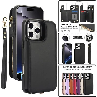 For Samsung Galaxy A55 A54 A53 A52 5G PU Leather Card Wallet Holder Stand Case - Image 1 of 4