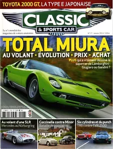KLASSIKER UND SPORTWAGEN F S2 Nr.17 LAMBORGHINI MIURA TOYOTA 2000GT MERCEDES SLR - Bild 1 von 1