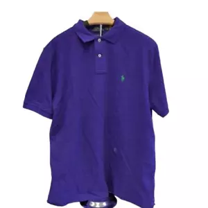 POLO RALPH LAUREN Classic Fit Polo Shirt Men's-PURPLE-Size Medium-NWT-C21 - Picture 1 of 5