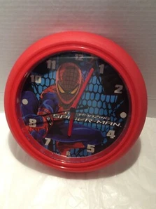 2012 Marvel The Amazing Spiderman Clock preowned - Picture 1 of 6