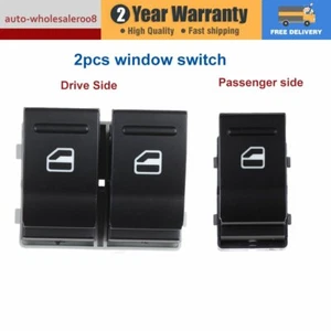 2X Power Master Window Switch Passenger + Driver Side Set For VW Transporter T5 - Picture 1 of 8