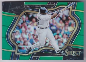 2023 Panini Select Cecil Fielder #271 Diamond Level Green Prizm 1/5 Tigers - Foto 1 di 2