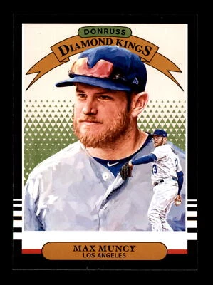 2019 Donruss #26 Max Muncy Diamond King Los Angeles Dodgers - Image 1 of 2
