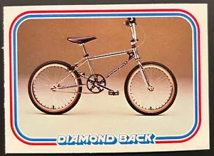 1984 Donruss BMX Card Series - #47 Diamond Back FORMULA ONE 🌟 - Picture 1 of 2
