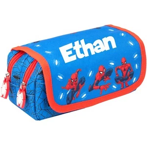 Marvel Spiderman personalisierte Bleistifthülle, blau personalisierte Schule Bleistiftetui - Bild 1 von 8