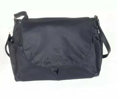 Tory Burch Thea Black Nylon Messenger Baby Bag Tote Crossbody Hand Bag - Image 1 of 4