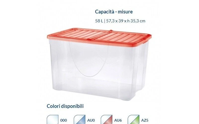 Tontarelli Box Dodo 60l Coperchio Piegh.